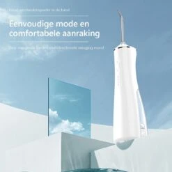 EWT Hydropulseur - Irrigateur Oral - 180ML - 3 Modes - 4 Modes De Nettoyage - Rechargeable Par USB - Étanche - Avec Brosse à Langue -Dentaires Appareils Magasin 1200x1200 701
