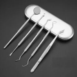 Ensemble D'outils De Soins Dentaires 46 Pièces I Ensemble De Dentiste En Acier Inoxydable I Soins Bucco-dentaires I Crochet De Tartre I Crochet De Dentiste I