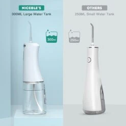 NICEBLE Hydropulseur Sans Fil FC5090 - Wit - Hydropulseur Portable Et Rechargeable - Avec 5 Buses Et 4 Modes - Pour La Maison Et Les Voyages - Nettoyeur De Dents étanche IPX7 Et Réservoir D'eau 300ML -Dentaires Appareils Magasin 1200x1200 711
