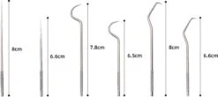 YUBBI™ Set De 4 Pièces En Acier Inoxydable Pour Dentiste Avec étui - Crochet De Dentiste - Outils De Dentiste - Crochet De Dentiste - Miroir De Dentiste - Plaque - Soins Des Dents -Dentaires Appareils Magasin 1200x532