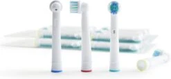Mycare+ Têtes De Brosse - 16 Pièces - Brossettes De Brosses Pour Oral B - Têtes De Brosse Pour Brosse à Dents Électrique - Wit