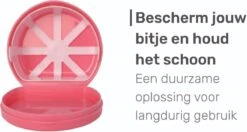 Plateau Dentaire - Plateau De Support - Incl. Bac D'égouttement - Rose - Avant - Bretelles - Dentiers - Prothèse - Plateau De Support - Boîte De Support - Plateau -Dentaires Appareils Magasin 1200x639