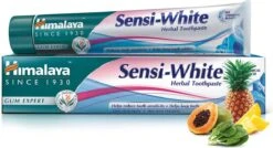 Himalaya Herbals Sensi White Dentifrice - 6 X 75 Ml - Spécialement Pour Les Dents Sensibles - Dentifrice Aux Herbes - Dentifrice Aux Herbes - Dentifrice Végétalien Sans Fluorure Ni Parabènes -Dentaires Appareils Magasin 1200x651