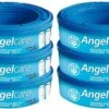 Angelcare - Recharge Cassette Plus - Recharge 6 Pièces - Poubelle à Couches - Recharge La Poubelle à Canapés Angelcare