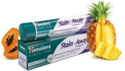Himalaya Herbals Stain Away Smokers Dentifrice - 6 X 75 Ml - Élimine Les Taches De Café Et De Vin De Nicotine - Dentifrice Blanchissant -Dentaires Appareils Magasin 1200x691