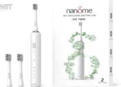 Brosse à Dents Sonique Électrique Rechargeable - Sonic - Avec Minuterie Et 3 Têtes De Brosse, 4 Modes De Brossage Étanche SG551 - Étanche - Plus Étanche Et Sûre - Zwart/ Wit -Dentaires Appareils Magasin 1200x863