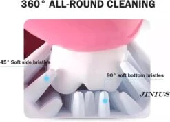 Brosse à Dents Pour Enfants - Rose - 0-2 Ans - Garçons/ Filles - Forme En U à 360 Degrés - Brosse à Dents - Brosse En Siliconen -Dentaires Appareils Magasin 1200x865 2