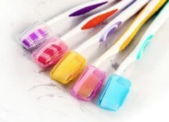 Boîtes à Brosses à Dents | Protecteur De Brosse à Dents | Protecteurs De Brosse à Dents Pour Voyager | 5 Pièces De Différentes Couleurs -Dentaires Appareils Magasin 1200x871