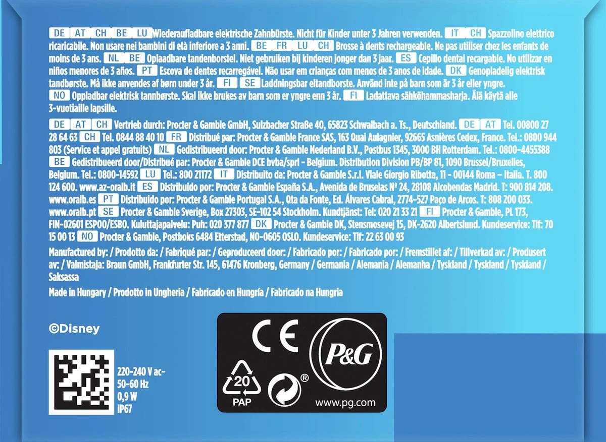 Oral B Oral-B Kids 80352945 Brosse à Dents électrique Enfant Brosse à Dents Rotative Multicolore 5 Oral B Oral-B Kids 80352945 Brosse à Dents électrique Enfant Brosse à Dents Rotative Multicolore – Image 5