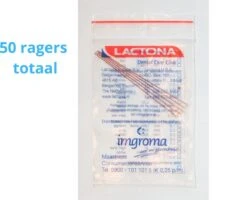 Ragers Lactona - X-Small 3,1mm - Rouge - 10 Pochettes X 5 Pièces - Avec Support De Protection Gratuit - Emballage Avantage
