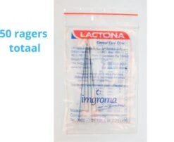 Ragers Lactona - Medium 5 Mm - Blauw - Sac De 10 Poignées X 5 Pièces - Avec Support De Protection Gratuit - Pack Avantage