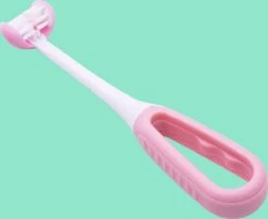 Brosse à Dents Enfants - Dernière Brosse à Dents Enfants - Brosse 3 Côtés - 3D - Rose - 4 à 12 Ans -Dentaires Appareils Magasin 1200x982 1