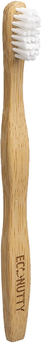Eco Nutty - Brosse à Dents En Bamboe Pour Enfants - 96 % Biodégradable - Poils En Nylon - Durable - Sans Plastique - Kids