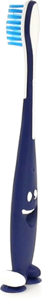 Brosse à Dents Pour Enfants - Brosse à Dents - Garçons - Filles - Hygiène Bucco-dentaire - Nettoyage Des Dents - Poils Souples - Avec Ventouse - Nylon - Bleu 4 Brosse à Dents Pour Enfants - Brosse à Dents - Garçons - Filles - Hygiène Bucco-dentaire - Nettoyage Des Dents - Poils Souples - Avec Ventouse - Nylon - Bleu – Image 4