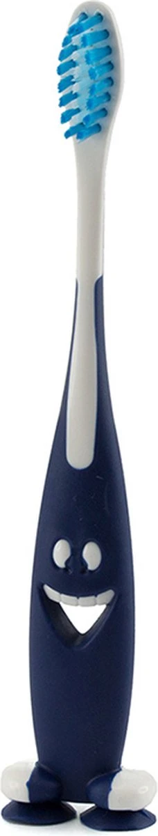 Brosse à Dents Pour Enfants - Brosse à Dents - Garçons - Filles - Hygiène Bucco-dentaire - Nettoyage Des Dents - Poils Souples - Avec Ventouse - Nylon - Bleu 5 Brosse à Dents Pour Enfants - Brosse à Dents - Garçons - Filles - Hygiène Bucco-dentaire - Nettoyage Des Dents - Poils Souples - Avec Ventouse - Nylon - Bleu – Image 5