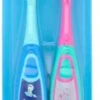 Brosse à Dents Enfant Peppa Pig - Rose / Blauw - Plastique - Set De 2 - 2 à 7 Ans - Brosse à Dents - Brossage - Hygiène - Brosse