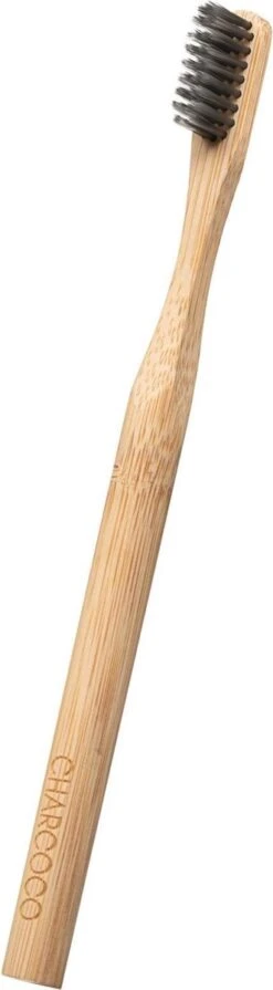 Brosse à Dents En Bambou|Pinceau à Charbon|Brosse à Dents Naturelle|Dents Plus Blanches