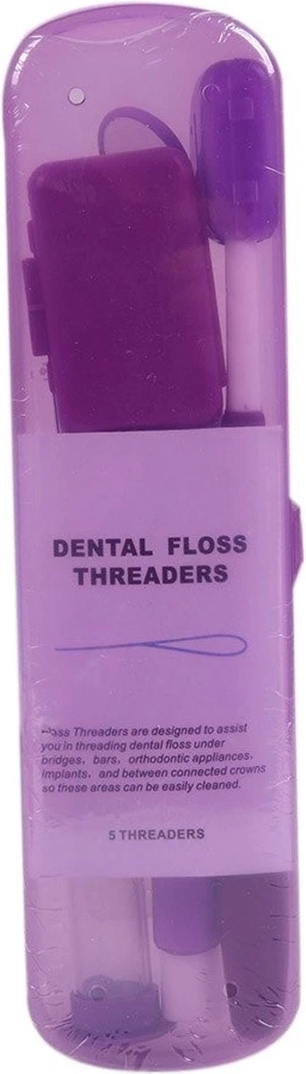 Set Orthodontique 8 Pièces - Brosse à Dents, Brosse Interdentaire, Fil Dentaire, Miroir, Sablier, Brosse à Dents Pliable - Violet 3 Set Orthodontique 8 Pièces - Brosse à Dents, Brosse Interdentaire, Fil Dentaire, Miroir, Sablier, Brosse à Dents Pliable - Violet – Image 3