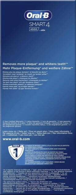 Oral B Oral-B 80337296 Brosse à Dents électrique Adulte Brosse à Dents Rotative Oscillante Rose, Blanc 10 Oral B Oral-B 80337296 Brosse à Dents électrique Adulte Brosse à Dents Rotative Oscillante Rose, Blanc -Dentaires Appareils Magasin 473x1200 1