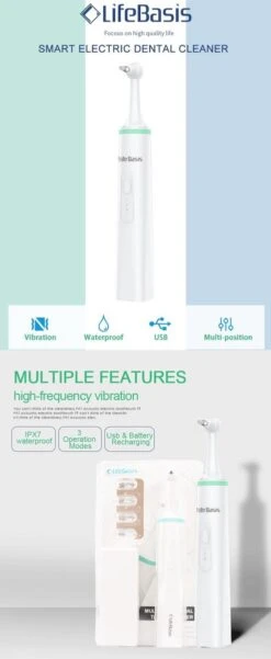 Set Complet De Détartrage électrique - Détartrant - Polissage Des Dents - Pour Des Dents Witte Et Saines (également Pour Le Chien Ou Le Chat) - Y Compris Une Tasse De Pâte à Polir Gratuite - Rechargeable Par USB - Wit -Dentaires Appareils Magasin 493x1200