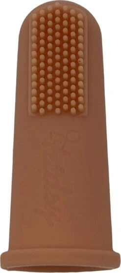 Kidsy - Brosse à Dents En Silicone Bébé - Double Face - Brosse à Dents Bébé - Sans BPA - 2 Pièces - Rose Doux -Dentaires Appareils Magasin 534x1200 1