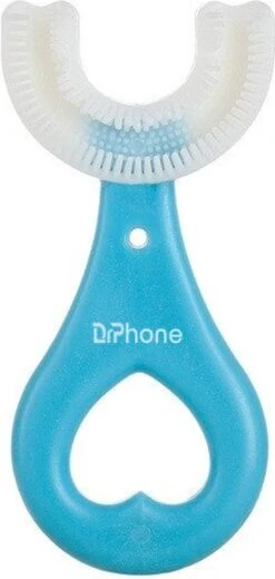 Brosse à Dents Pour Enfants En Forme De U DrPhone KTB Pour Bébés Et Tout-petits - Entre 2 Et 6 Ans - Blauw