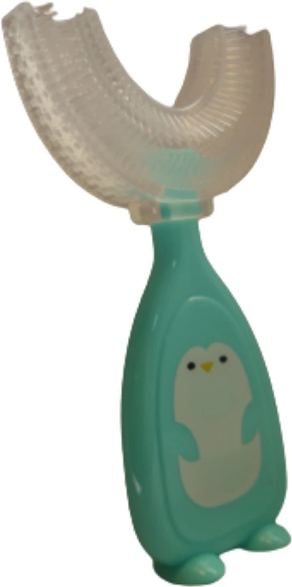 Brosse à Dents Pour Enfants - Brosse à Dents - Pour Bébés - Pour Tout-petits - En Forme De U - 360 Degrés - Siliconen - Couleur Blauw - 0-6 Ans 3 Brosse à Dents Pour Enfants - Brosse à Dents - Pour Bébés - Pour Tout-petits - En Forme De U - 360 Degrés - Siliconen - Couleur Blauw - 0-6 Ans – Image 3
