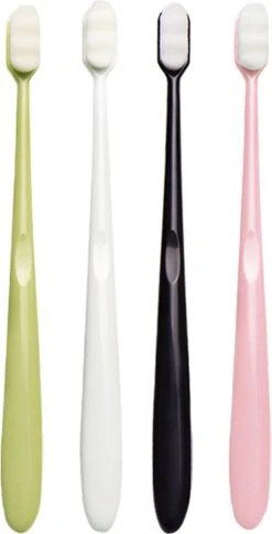 Brosse à Dents DentPro® - Ultra-fine Et Douce - Brosse à Dents Souple - 10 000 Poils - Gencives Sensibles - Doux