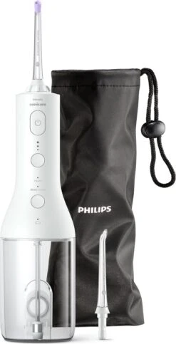 Philips Sonicare 9000 Diamond Clean Wit (HX9911/27) + Power Flosser 3000 Oral Irrigator Wit (HX3806/31) - Brosse à Dents électrique Et Soie Dentaire -Dentaires Appareils Magasin 614x1200
