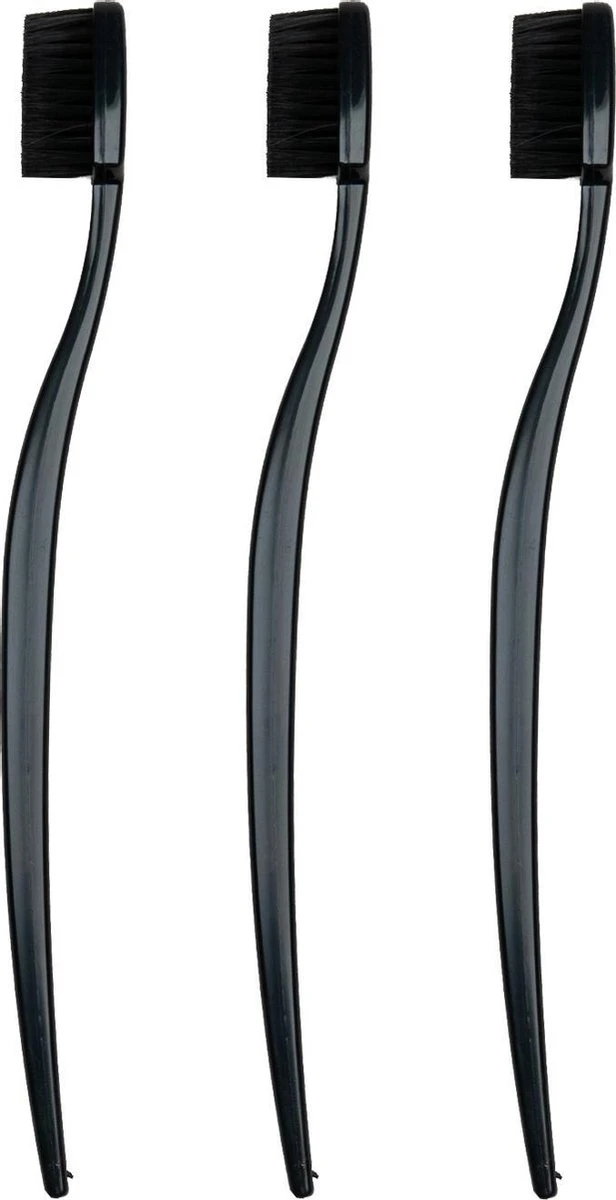 Brosse à Dents écologique Biobrush Poils De Carbone Noir - Pour Dents Blanches - 3 Pièces 1 Brosse à Dents écologique Biobrush Poils De Carbone Noir - Pour Dents Blanches - 3 Pièces