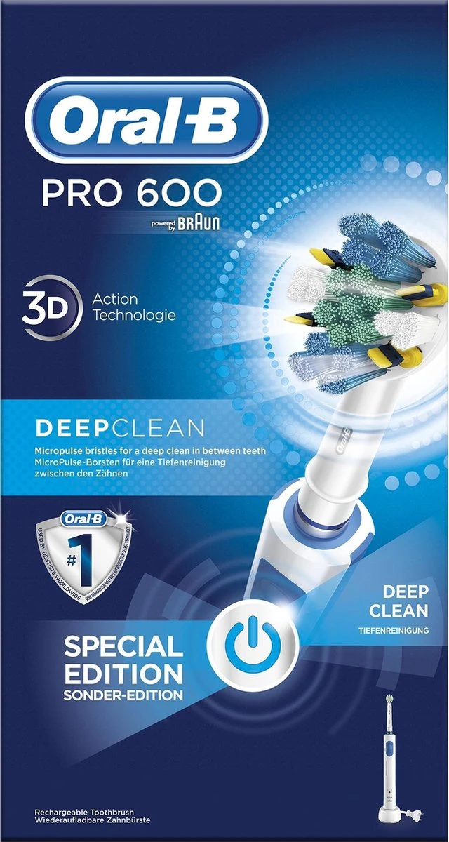 Oral B Oral-B Professional Care Rosse à Dents électrique Rechargeable 600 Floss Action 4 Oral B Oral-B Professional Care Rosse à Dents électrique Rechargeable 600 Floss Action – Image 4