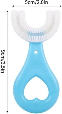 Brosse à Dents Pour Enfants En Forme De U DrPhone KTB Pour Bébés Et Tout-petits - Entre 2 Et 6 Ans - Blauw -Dentaires Appareils Magasin 649x1200