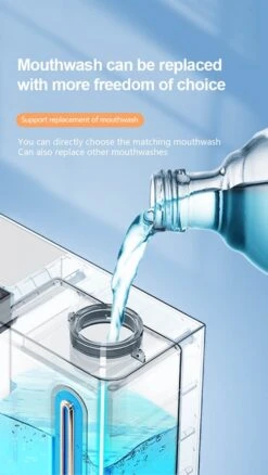 Distributeur De Bain De Bouche -bouche - Porte-soie Dentaire - Bain De Bouche -bouche + Soie Dentaire + Gobelets - Distributeur Rechargeable - Pratique Pour La Salle De Bain / La Cuisine -Dentaires Appareils Magasin 676x1200 6