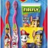 Set Brosse à Dents Kinder Paw Patrol - Rouge/Rose/Jaune - Enfants - 2 Brosses à Dents à Dents - Gobelet - Dentifrice