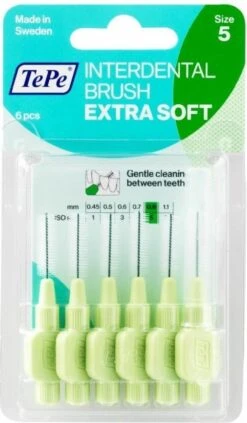 Tepe X Soft Brushes - Brosses Interdentaires 0.8 Mm Light Green Value Pack