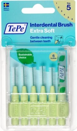 Tepe X Soft Brushes - Brosses Interdentaires 0.8 Mm Light Green Value Pack -Dentaires Appareils Magasin 706x1200 2