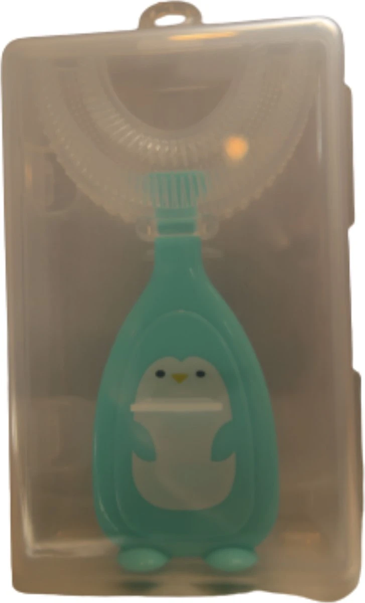 Brosse à Dents Pour Enfants - Brosse à Dents - Pour Bébés - Pour Tout-petits - En Forme De U - 360 Degrés - Siliconen - Couleur Blauw - 0-6 Ans 7 Brosse à Dents Pour Enfants - Brosse à Dents - Pour Bébés - Pour Tout-petits - En Forme De U - 360 Degrés - Siliconen - Couleur Blauw - 0-6 Ans – Image 7