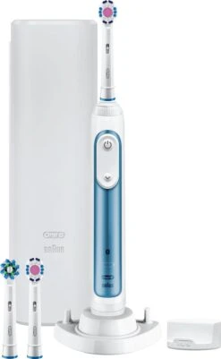Oral B Oral-B Smart 6 6200W 3DWhite Adulte Brosse à Dents Rotative Oscillante Blanc, Bleu -Dentaires Appareils Magasin 740x1200