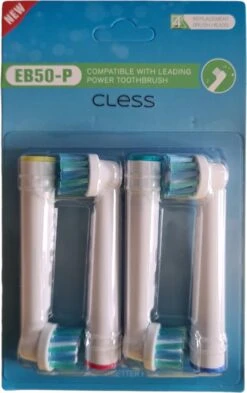 Têtes De Têtes De Brosse Cless - Têtes De Têtes De Brosse Universelles Oral-B Brosse à Dents 4 Pièces - Têtes De Brosse Souples Universelles -Dentaires Appareils Magasin 754x1200