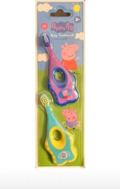 Peppa Big Brosse à Dents Avec Anneau De Dentition - 2 Pièces - Peppa Pig - Bébé - Hygiène Bucco-dentaire