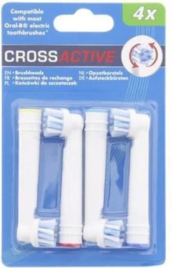 Têtes De Têtes De Brosse Active OptiSmile X 4 Pièces | Convient Aux Brosses à Dents électriques Oral-B | Têtes De Brosse Oral B