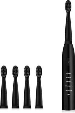 DrPhone Sonic Pro - Brosse à Dents électrique Avec 5 Réglages - Automatique - 15 Jours D'utilisation - Etanche - Rechargeable - Wit -Dentaires Appareils Magasin 797x1200