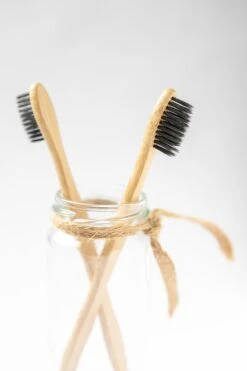 Brosse à Dents En Bamboe - Durable - Biodégradable - Zwart - Zéro Déchet - Eco - Cadeau - Sinterklaas -Dentaires Appareils Magasin 800x1200 4