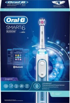 Oral B Oral-B Smart 6 6200W 3DWhite Adulte Brosse à Dents Rotative Oscillante Blanc, Bleu -Dentaires Appareils Magasin 817x1200 3