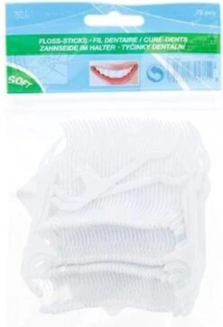 Floss STICKS - Cure- Cure-dents - Soie Dentaire - Dents Dentaires - Dent - Dents - Nettoyage Des Dents - Nettoyage - 75 Pièces - Wit - Fil Dentaire. -Dentaires Appareils Magasin 819x1200 1