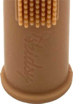 Kidsy - Brosse à Dents En Silicone Bébé - Double Face - Brosse à Dents Bébé - Sans BPA - 2 Pièces - Argile -Dentaires Appareils Magasin 843x1200