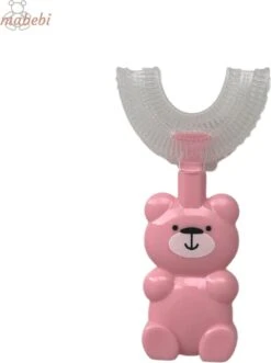 Mabebi - MBB-TRO - Brosse à Dents Pour Enfants En Forme De U à 360° - Brosse à Dents Pour Tout-petits - Brosse à Dents En Silicone