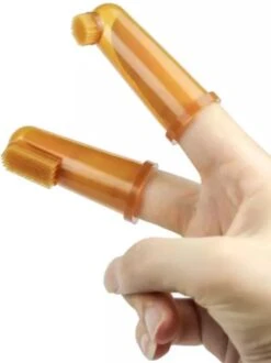 Brosse à Dents Au Doigt - Natural Nano-Silicone Argenté ANTIBACTÉRIEN Bébé - Brosse à Dents Au Doigt -Dentaires Appareils Magasin 897x1200 1