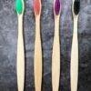 Ensemble De Brosses à Dents En Bamboe 4 Pièces - Biodégradables - Mélange De Couleurs 2