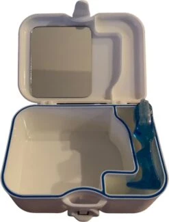 Medies - Boîte à Prothèses étanche De Luxe Avec Brosse à Prothèses Et Miroir | Plateau De Support | Boîte De Support | Plateau De Prothèse | Plateau De Dentier | Plateau à Dentier - Miroir Et Brosse à Dentier Inclus -Dentaires Appareils Magasin 911x1200 1